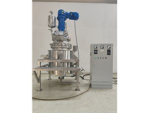 150L不銹鋼機(jī)械密封油浴電加熱反應(yīng)釜已完工發(fā)往佛山