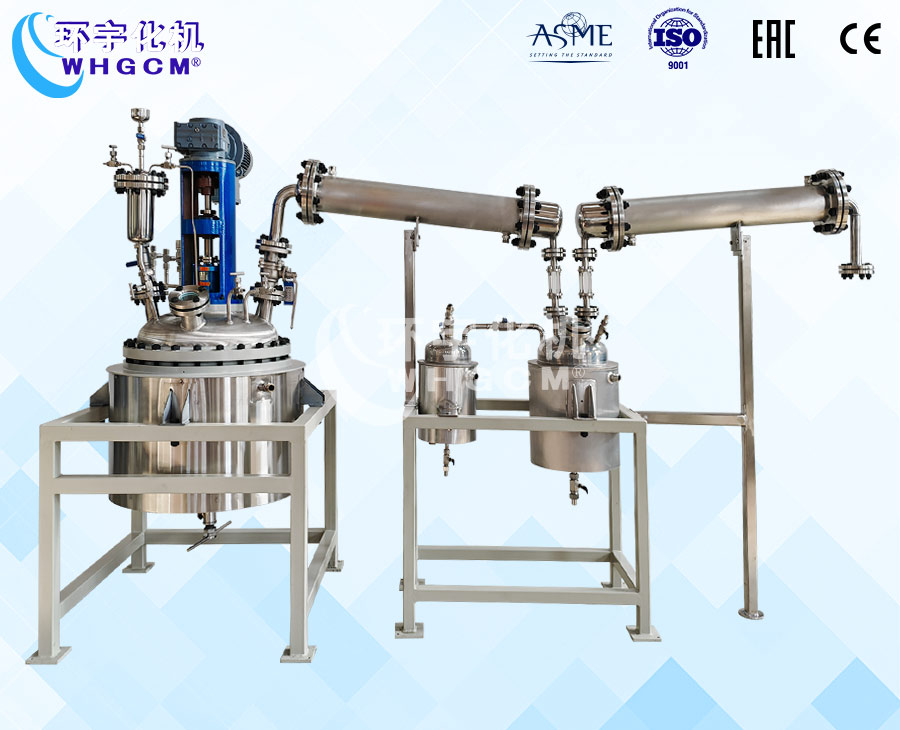 100L不銹鋼雙端面機械密封反應釜